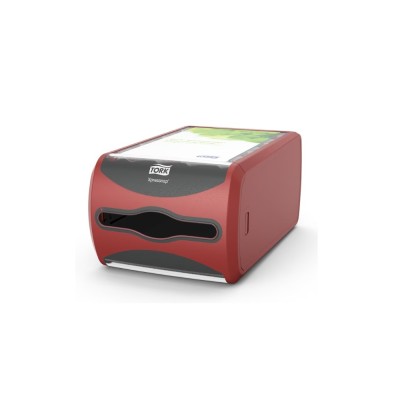 Szalvéta adagoló műanyag pultra tehető Xpressnap® Tork_272512 piros
