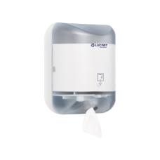 Adagoló toalettpapírhoz műanyag L-One Mini Lucart_892288W áttetsző fehér/fehér