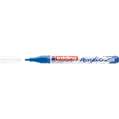 Akril marker 1-2mm, Edding 5300 kék