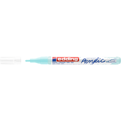 Akril marker 1-2mm, Edding 5300 pasztellkék
