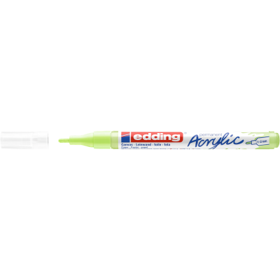 Akril marker 1-2mm, Edding 5300 pasztellzöld