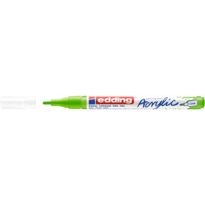 Akril marker 1-2mm, Edding 5300 sárgászöld