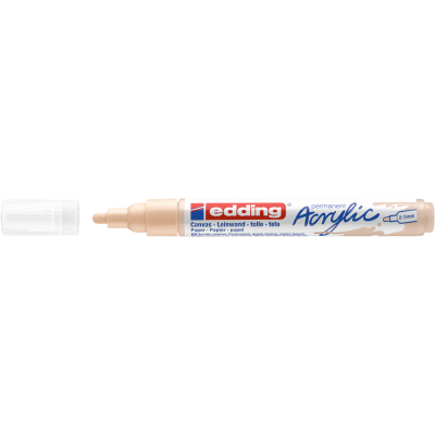 Akril marker 2-3mm, Edding 5100 bézs