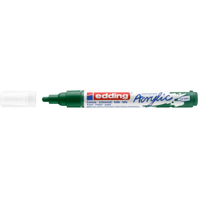 Akril marker 2-3mm, Edding 5100 moha zöld