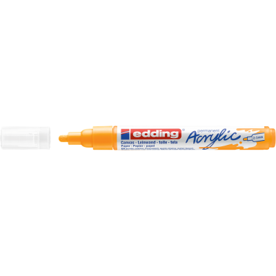 Akril marker 2-3mm, Edding 5100 narancssárga