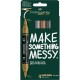 Akril marker készlet, kétvégű MULTIMARK metálszínek Faber-Castell arany, ezüst, réz, acélszürke 4klf. szín