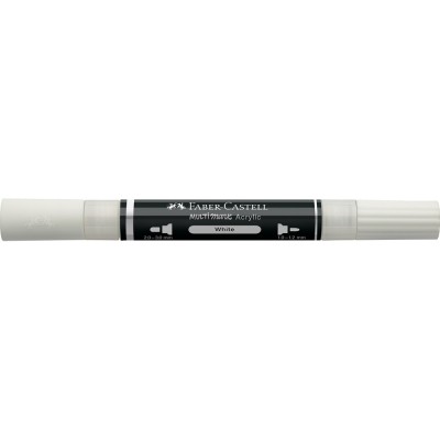 Akril marker kétvégű MULTIMARK 101 Faber-Castell fehér
