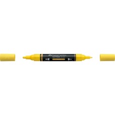Akril marker kétvégű MULTIMARK 108 Faber-Castell sárga