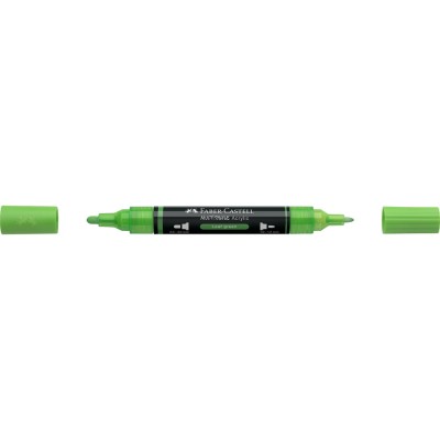 Akril marker kétvégű MULTIMARK 112 Faber-Castell levélzöld