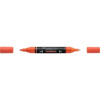 Akril marker kétvégű MULTIMARK 115 Faber-Castell narancs
