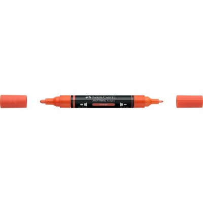 Akril marker kétvégű MULTIMARK 115 Faber-Castell narancs