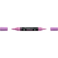 Akril marker kétvégű MULTIMARK 119 Faber-Castell világos magenta