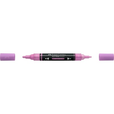 Akril marker kétvégű MULTIMARK 119 Faber-Castell világos magenta
