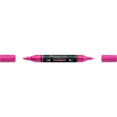 Akril marker kétvégű MULTIMARK 125 Faber-Castell fukszia