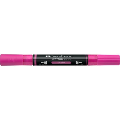 Akril marker kétvégű MULTIMARK 125 Faber-Castell fukszia