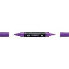 Akril marker kétvégű MULTIMARK 136 Faber-Castell levendula