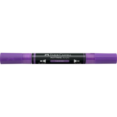 Akril marker kétvégű MULTIMARK 136 Faber-Castell levendula