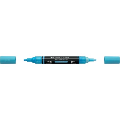 Akril marker kétvégű MULTIMARK 148 Faber-Castell jégkék