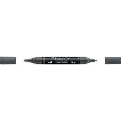 Akril marker kétvégű MULTIMARK 181 Faber-Castell Payne-szürke