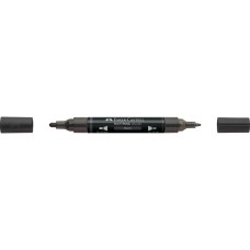 Akril marker kétvégű MULTIMARK 199 Faber-Castell fekete