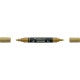 Akril marker kétvégű MULTIMARK 250 Faber-Castell arany