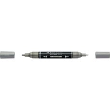 Akril marker kétvégű MULTIMARK 251 Faber-Castell ezüst