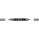 Akril marker kétvégű MULTIMARK 251 Faber-Castell ezüst