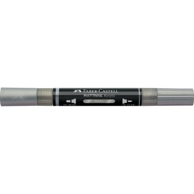 Akril marker kétvégű MULTIMARK 251 Faber-Castell ezüst Akril marker kétvégű MULTIMARK 251 Faber-Castell ezüst