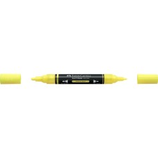 Akril marker kétvégű MULTIMARK 256 Faber-Castell neon sárga