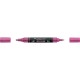 Akril marker kétvégű MULTIMARK 290 Faber-Castell metál rózsaszín