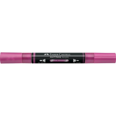 Akril marker kétvégű MULTIMARK 290 Faber-Castell metál rózsaszín