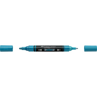 Akril marker kétvégű MULTIMARK 292 Faber-Castell metál kék