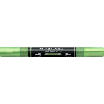 Akril marker kétvégű MULTIMARK 298 Faber-Castell metál zsályazöld Akril marker kétvégű MULTIMARK 298 Faber-Castell metál zsályazöld