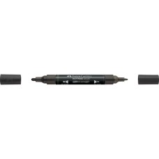 Akril marker kétvégű MULTIMARK 299 Faber-Castell fényes fekete