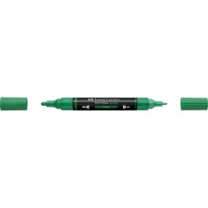 Akril marker kétvégű MULTIMARK 316 Faber-Castell zöld