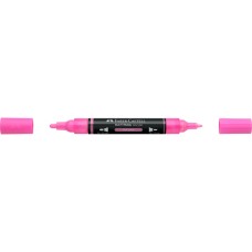 Akril marker kétvégű MULTIMARK 329 Faber-Castell pink