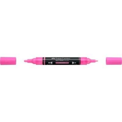 Akril marker kétvégű MULTIMARK 329 Faber-Castell pink