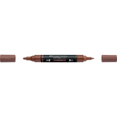 Akril marker kétvégű MULTIMARK 378 Faber-Castell gesztenyebarna