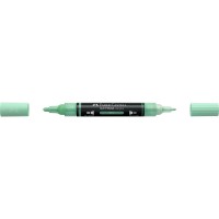 Akril marker kétvégű MULTIMARK 412 Faber-Castell mentazöld