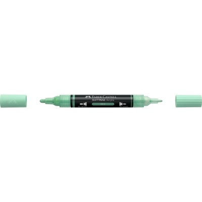 Akril marker kétvégű MULTIMARK 412 Faber-Castell mentazöld