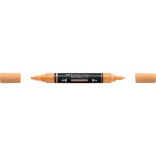 Akril marker kétvégű MULTIMARK 416 Faber-Castell barack