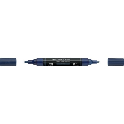 Akril marker kétvégű MULTIMARK 450 Faber-Castell indigókék