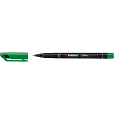 Alkoholos marker 0,4mm, STABILO OHPen S zöld