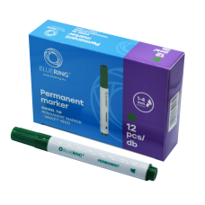 Alkoholos marker 1-4mm, vágott végű Bluering® zöld