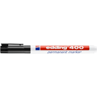 Alkoholos marker 1 mm, kerek hegyű, Edding 400 fekete