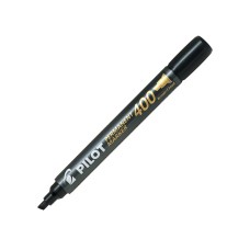 Alkoholos marker 1,5-4mm, vágott hegyű, Pilot 400 large fekete