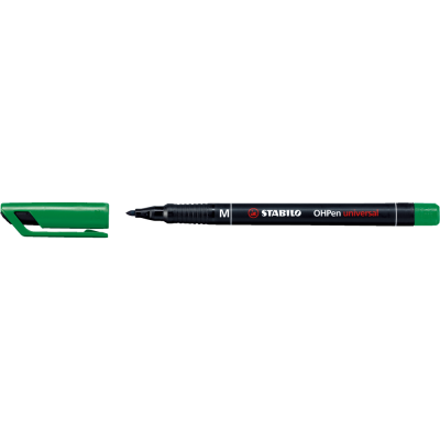 Alkoholos marker 1mm, STABILO OHPen M zöld