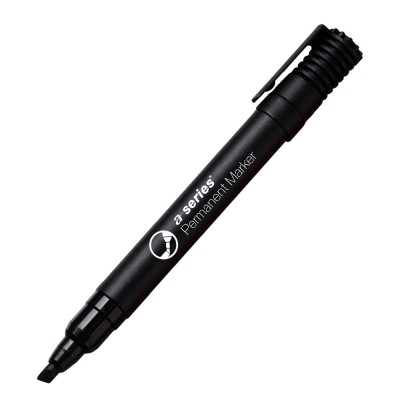 Alkoholos marker 2-5mm, vágott végű A-series fekete