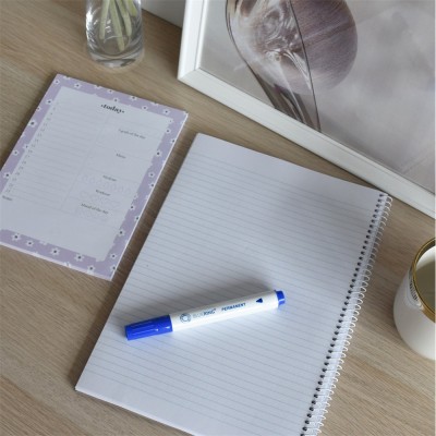 Alkoholos marker 3mm, kerek végű Bluering® kék