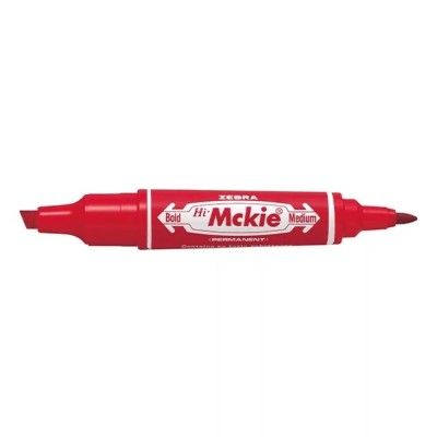 Alkoholos marker Zebra HI MCKIE piros
